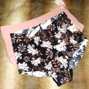 2 Pairs of New w/Tags Victoria Secret / Pink No-show Brief Panties Size Medium